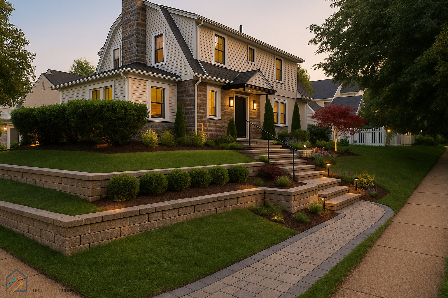 Rendered visualization of the improvement plan